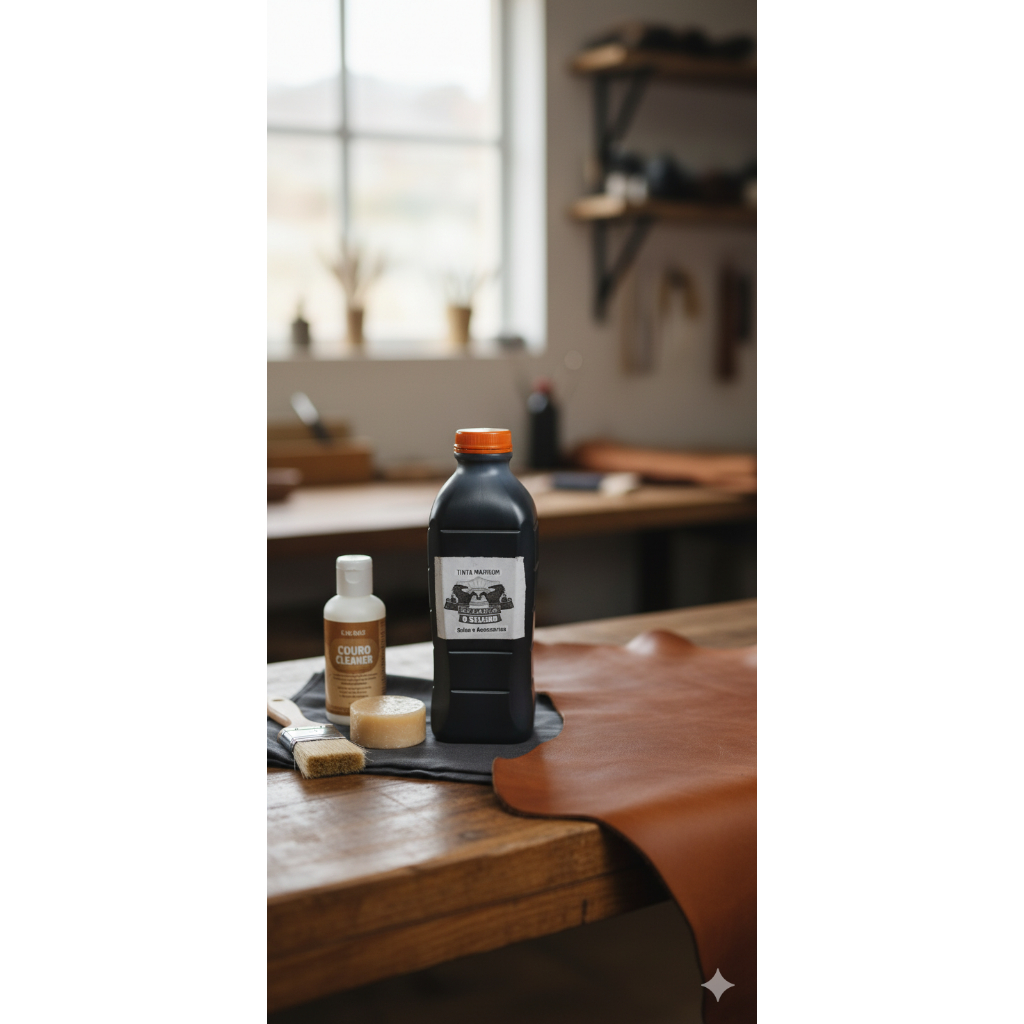 Tinta para couro Variadas cores para selas, botas, sofa, cintos e bolsas