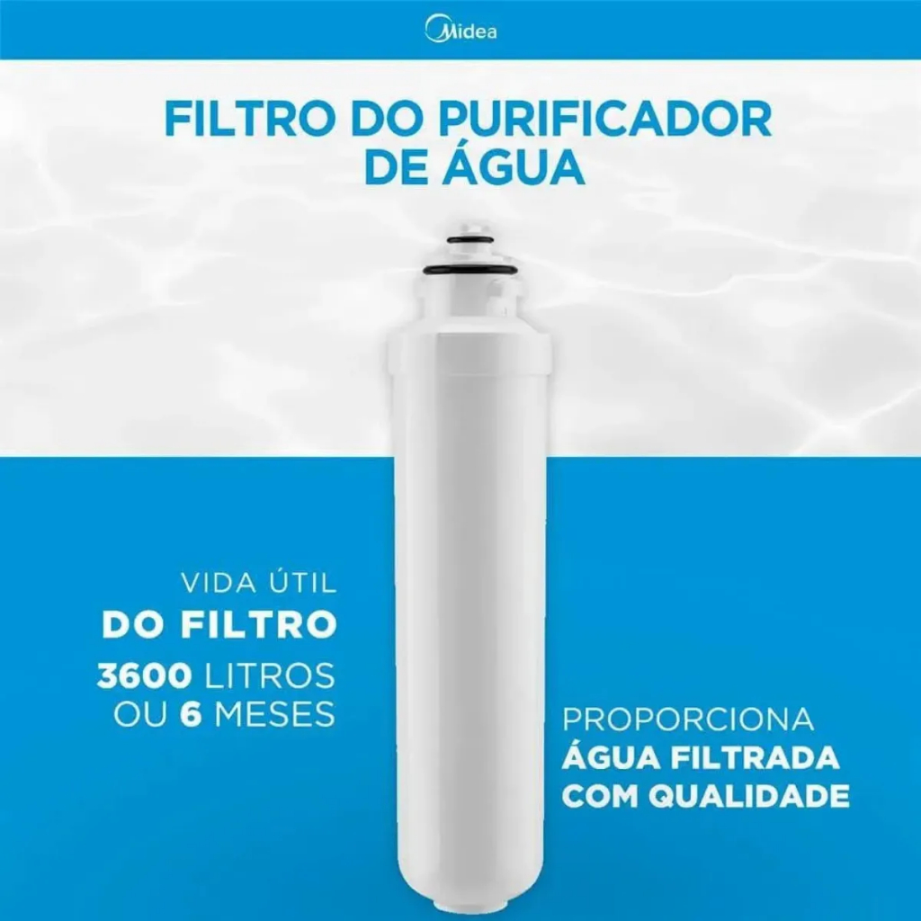FILTRO DE AGUA MIDEA CLASSE C REFIL em Oferta na Shopee