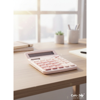 Calculadora Rosa Digital Portátil Teclas Macias Design Moderno Escolar Escritório em Oferta na Shopee