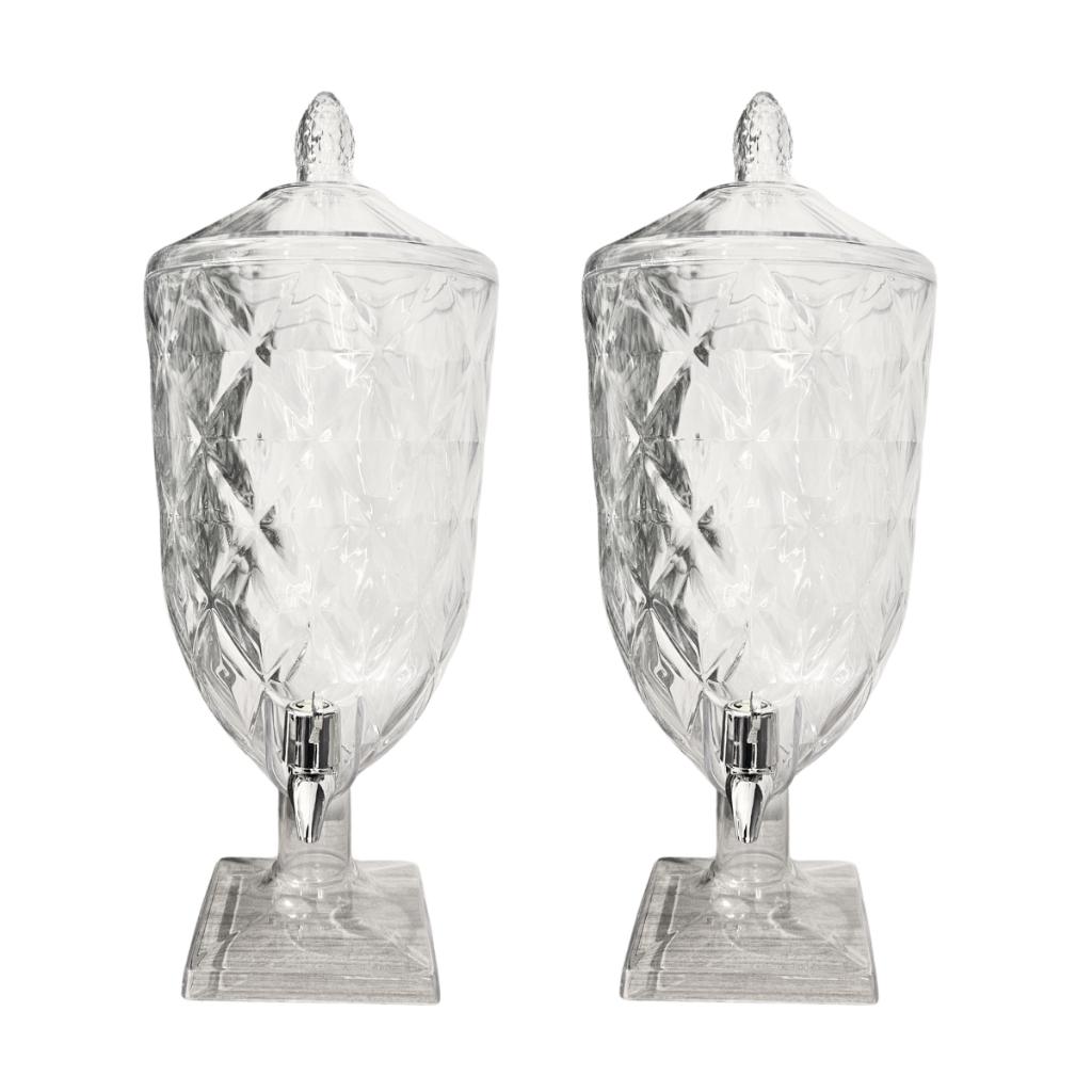 Kit 02 Suqueiras 4,5L Cristal Acrílico Resistente a Riscos - Super Promoção!!! Envio Rápido em Oferta na Shopee