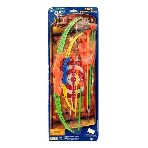 Kit 9 Peças Arco e Flecha Infantil Brinquedo Educativo com Porta Flechas para Menino