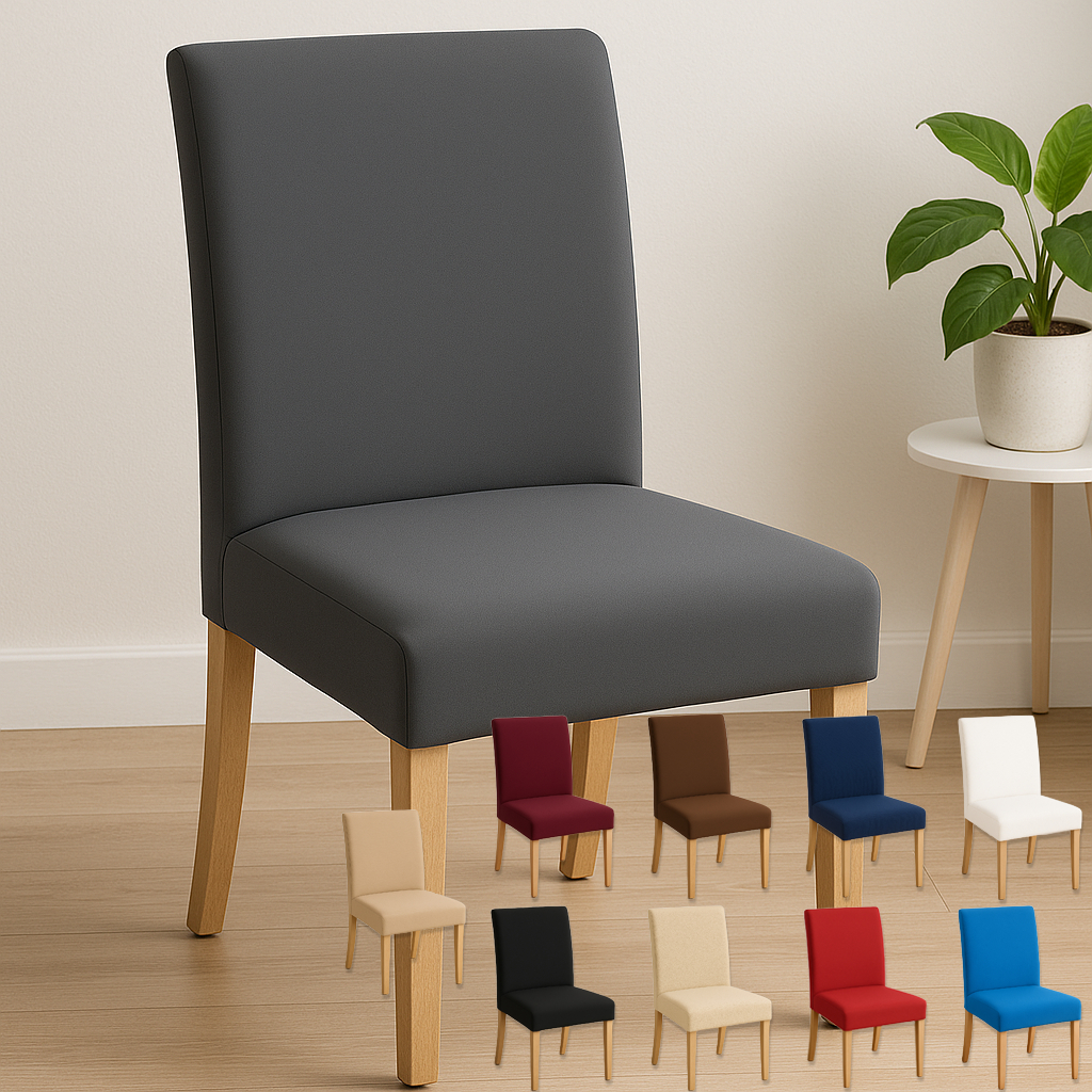 Capa de Cadeira Ajustável com Elástico Kit com 4 / 2 e 1 Lugar Premium Eventos Elegante Buffet em Oferta na Shopee