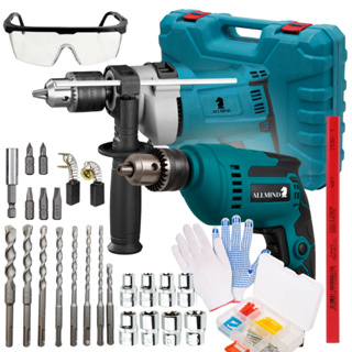 Furadeira Parafusadeira Elétrica de 13mm 1100W Com Maleta de Transporte Envio Imediato em Oferta na Shopee