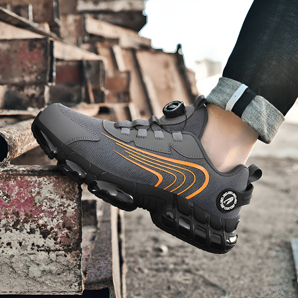 Calçados De Seguranca Epi Trabalho Sapato Bico De Aço Masculina  Leve Respirável Confortável em Oferta na Shopee