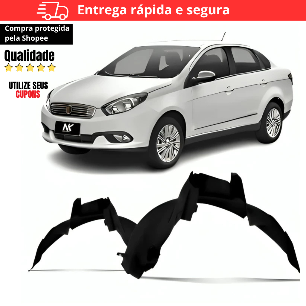 Par/Un Parabarro Dianteiro Grand Siena 2012 2013 2014 A 2022
