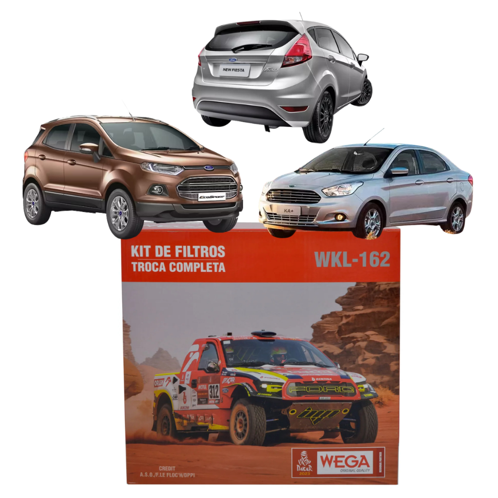 Imagem Kit Filtro Troca Completa Wega Ecosport Ka New Fiesta Manual