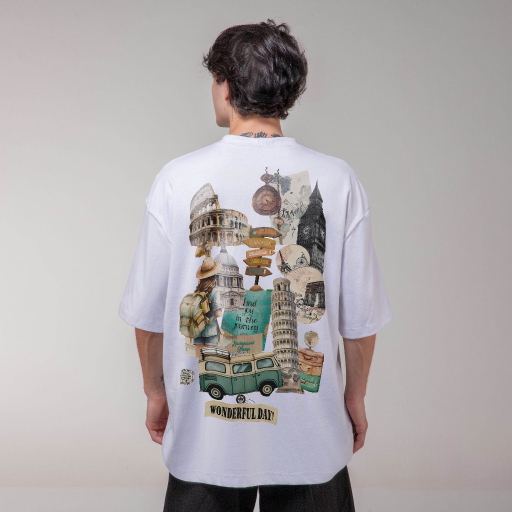 Camiseta Oversized Premium Streetwear com estampa