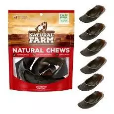 Mordedor Natural para Cães - Casco Bovino 100% Natural ( 6 Unidades )