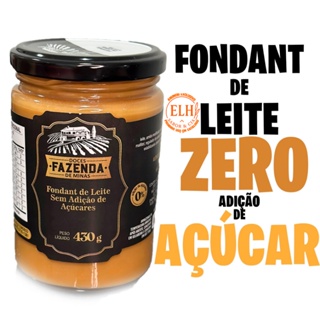 Fondant de Leite (Doce de Leite) ZERO adição de AÇÚCARes - Fazenda de Minas - 430g - 1X ou 2X em Oferta na Shopee