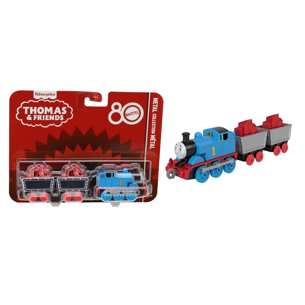Trem Thomas + Vagões Metal Thomas E Amigos 80 Anos - Mattel