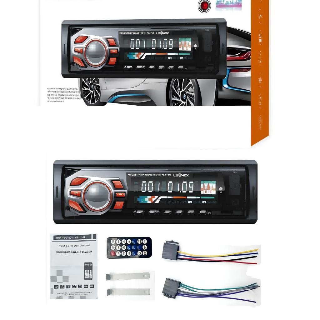 Rádio BT De Carro Bluetooth Similar Pioneer Comando de Voz Automotivo USB Som Mp3 ley-1565
