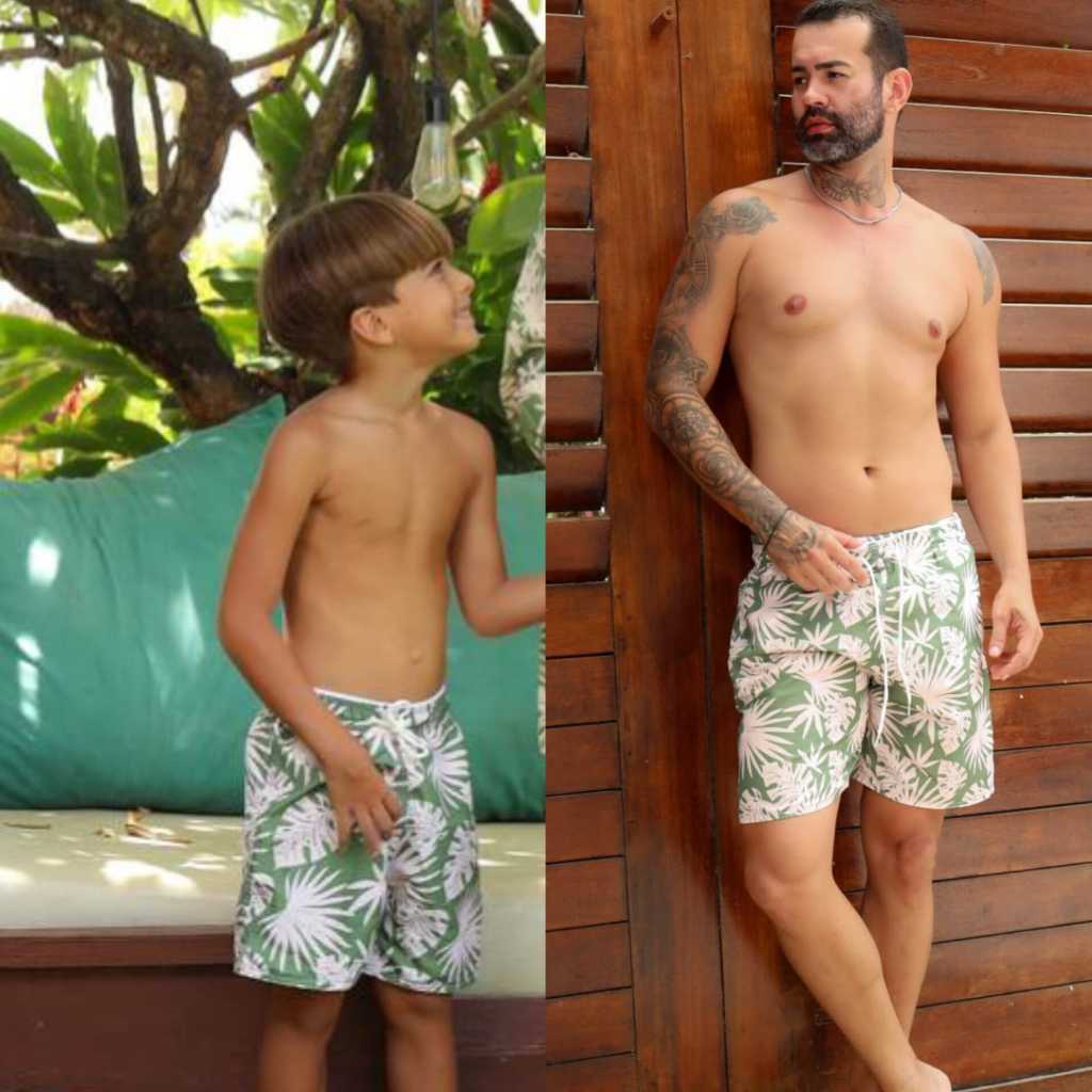 Kit Shorts Pai e Filho Tal Pai Tal Filhol