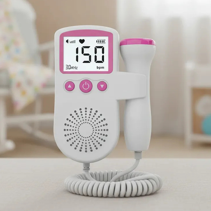 Sonar Fetal Doppler Portátil Monitor Batimentos do Bebê em Oferta na Shopee