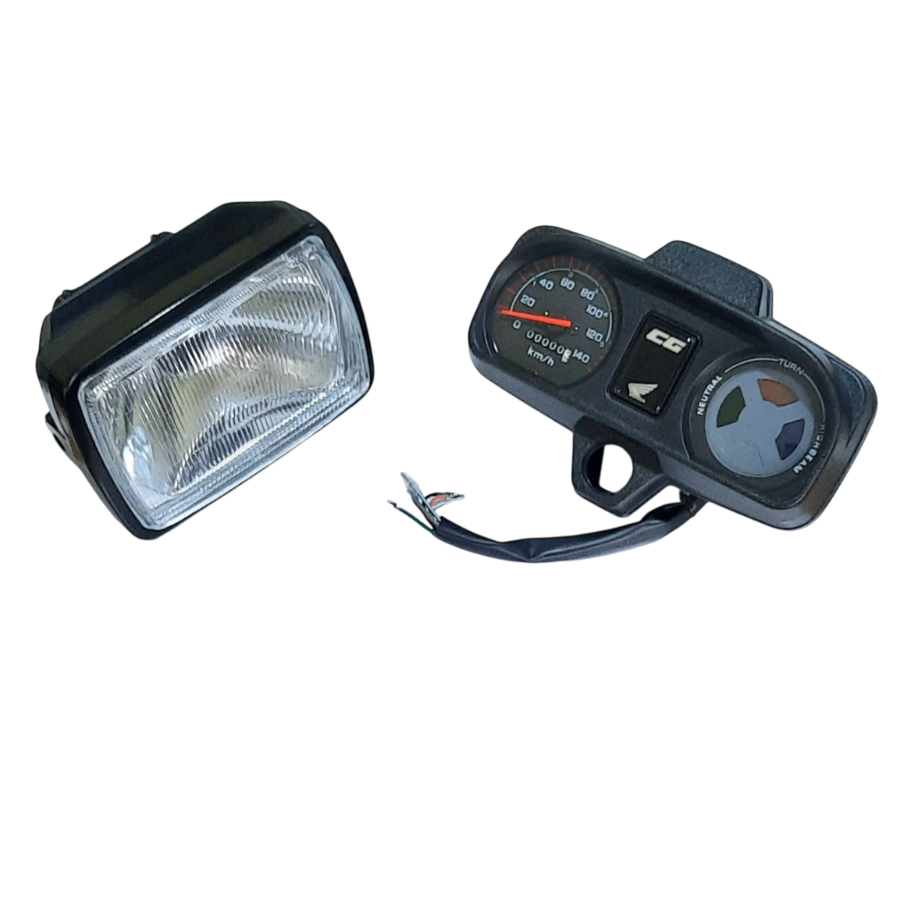 Kit Painel Cg 125 e Farol lente de vidro Cg 125 (83 a 99)