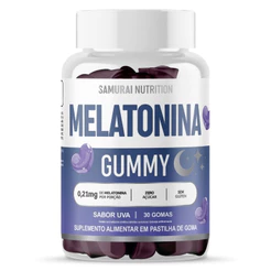 Melatonina Gummy 30 Gomas Sabor Uva - Samurai Nutrition