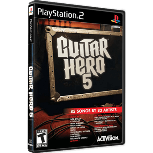Jogo Guitar Hero 5 para play 2 ps2