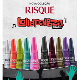 Esmalte Risque Coleção LollaPalooza - escolher em Oferta na Shopee