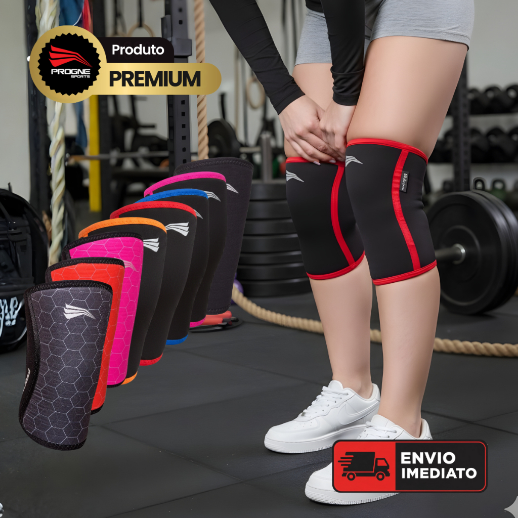 JOELHEIRAS CROSSFIT NEOPRENE 7MM PROFISSIONAL - CROSS TREINO E LPO - PROGNE SPORTS em Oferta na Shopee