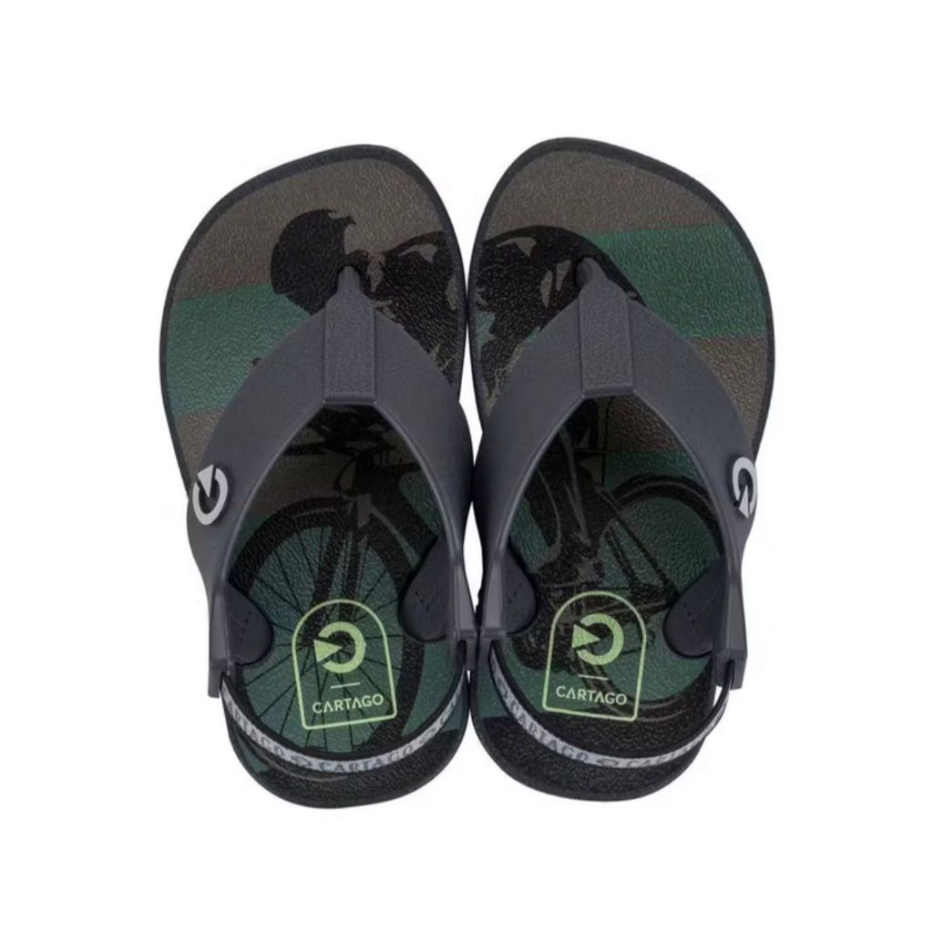 Chinelo Sandalia Cartago De Dedo Com Elastico De Bebê Menino Grendene Original