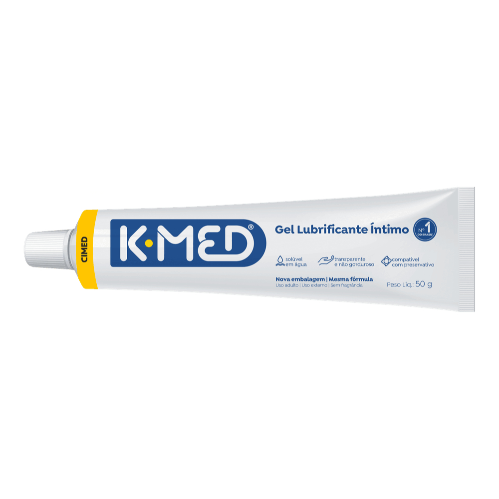 Gel Lubrificante Íntimo K-Med com 50g em Oferta na Shopee