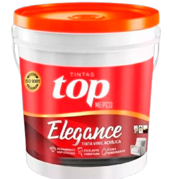 Tinta para Parede Elegance 3,6L Antimofo Fosca Alta Cobertura Interna