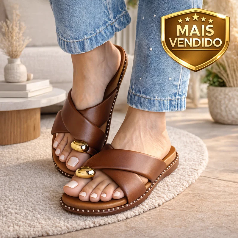 Sandália GABI: Conforto e Elegância! ✨