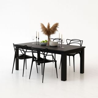 Conjunto Mesa de Jantar 4 Pessoas + Cadeiras Allegra – Durável e Moderno em Oferta na Shopee