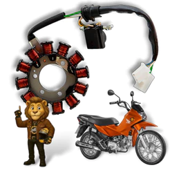 ESTATOR HONDA BIZ 110 POP 110 COM BOBINA DE PULSO