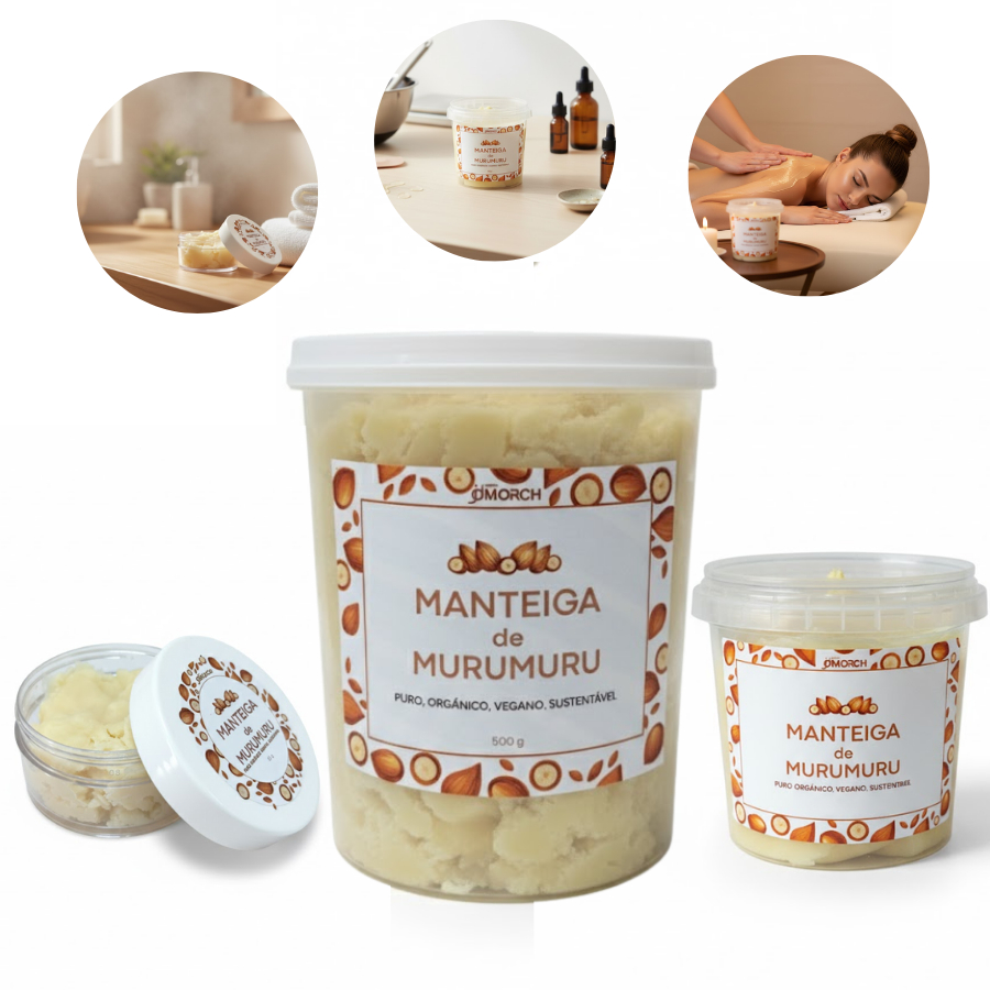 Manteiga De Murumuru Pura 100% Vegana 500gr Entrega Rápida Pronta Para Uso ou Cosméticos Cremes Sabonetes Hidratação