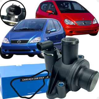 Carcaça de Válvula Termostática com Sensor de Temperatura 87° C A160 1.6 A190 1.9 8V 1999 2000  2005 em Oferta na Shopee