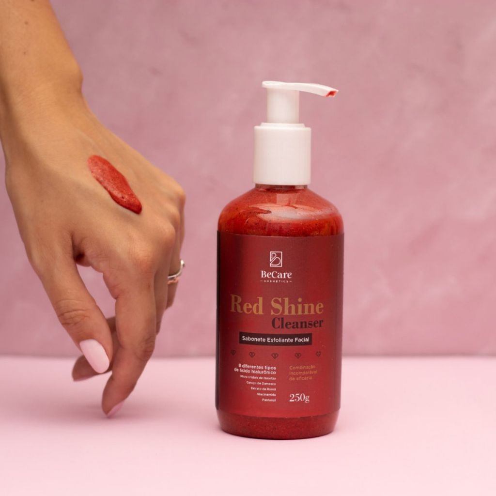 Sabonete Facial Esfoliante Maquiagem Ácido Hialurônico 250mL Pele Beleza