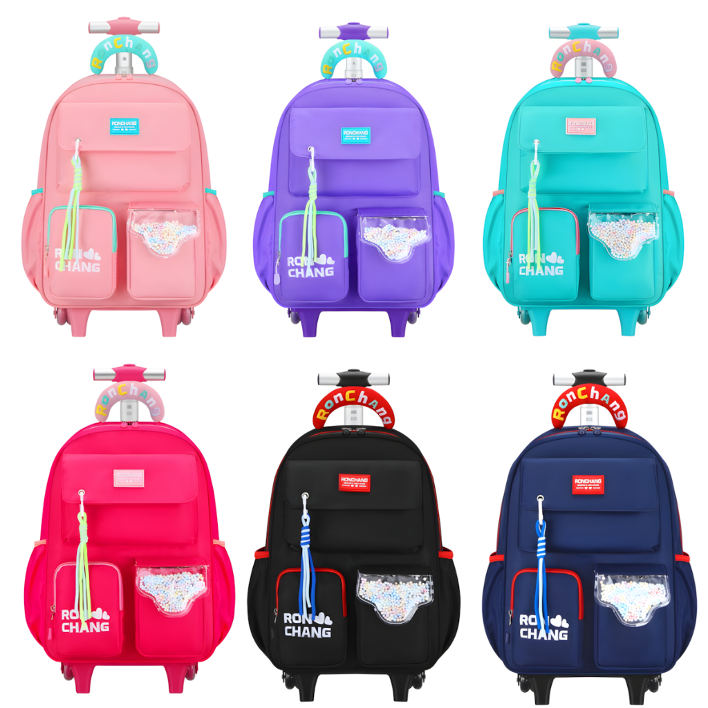 Mochila Infantil Escolar Juvenil Meninas Meninos Rodinha Duplas Costurada Reforçada De Qualidade em Oferta na Shopee
