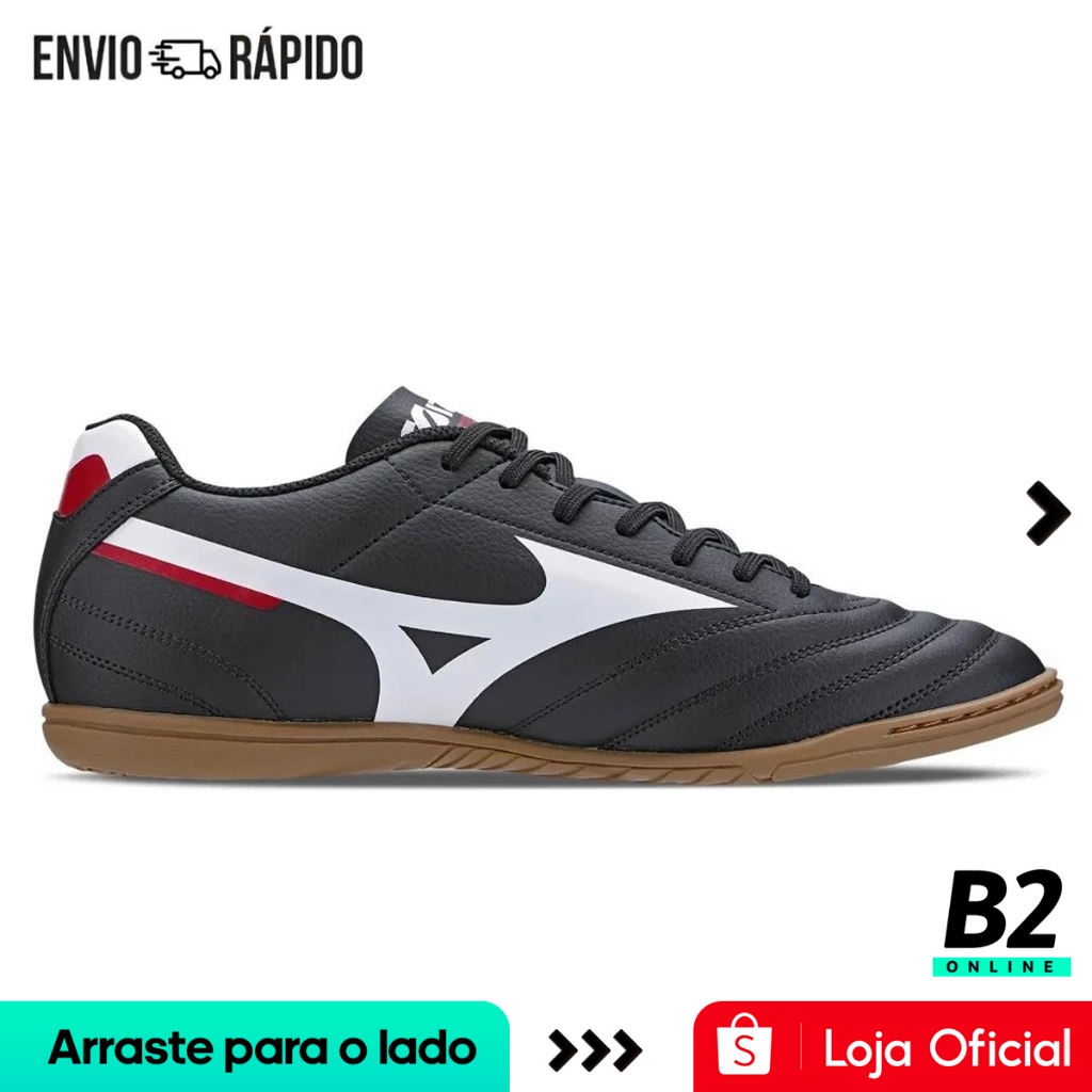 Chuteira Futsal Mizuno Morelia Club In 100% Original Com Nota Fiscal e Garantia em Oferta na Shopee