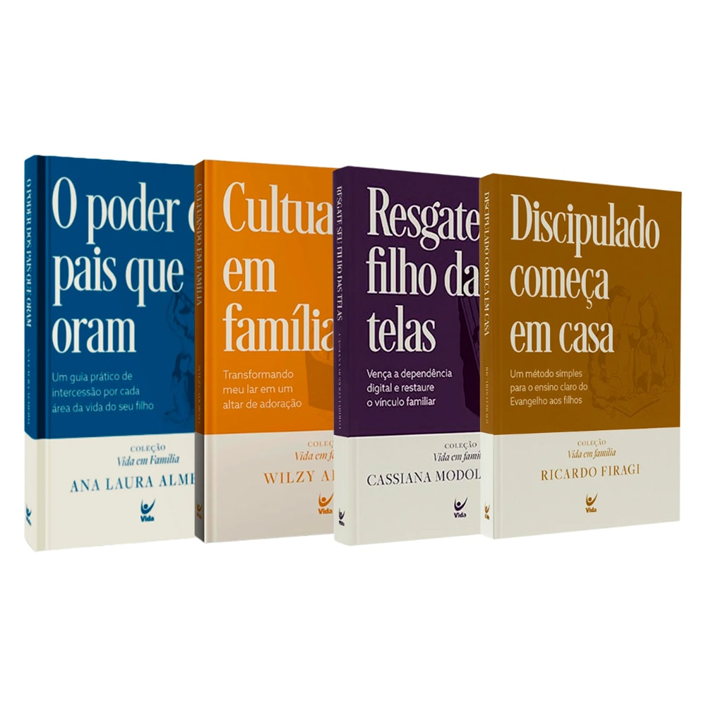 Kit Família Cristã | Resgate Seu Filho das Telas + Cultuando em Família + O Poder dos Pais Que Oram + Discipulado em Oferta na Shopee