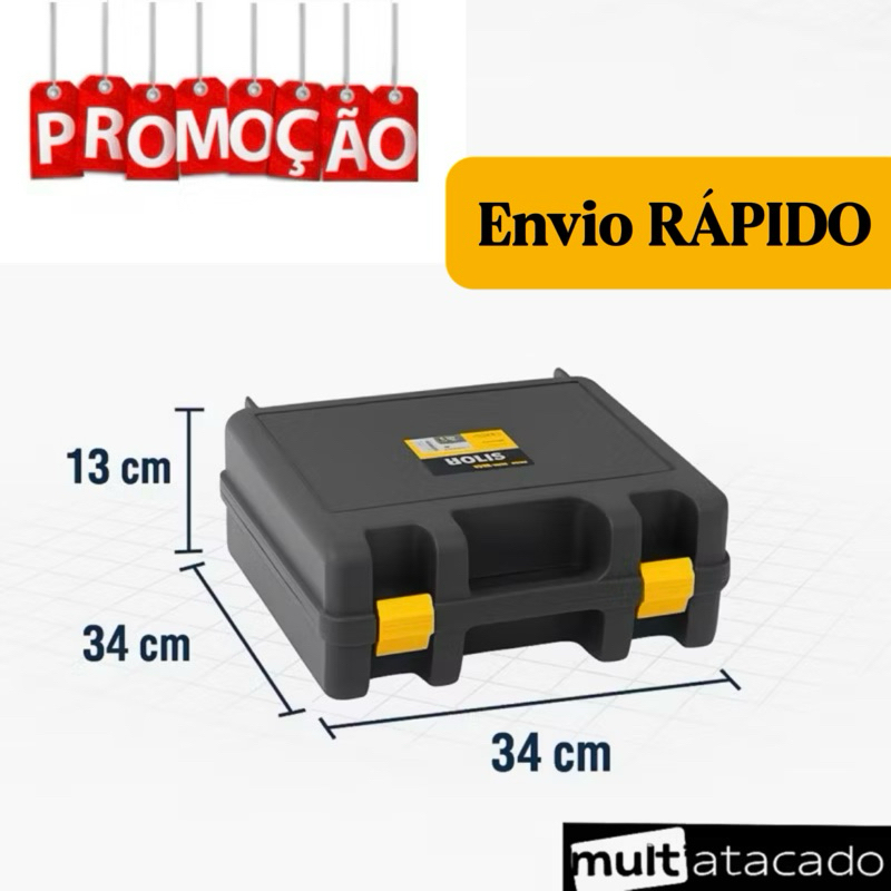 Kit ATÉ 2 Maleta Caixa de Ferramentas Plástica Grande Completa Organizadora Resistente Pesca em Oferta na Shopee