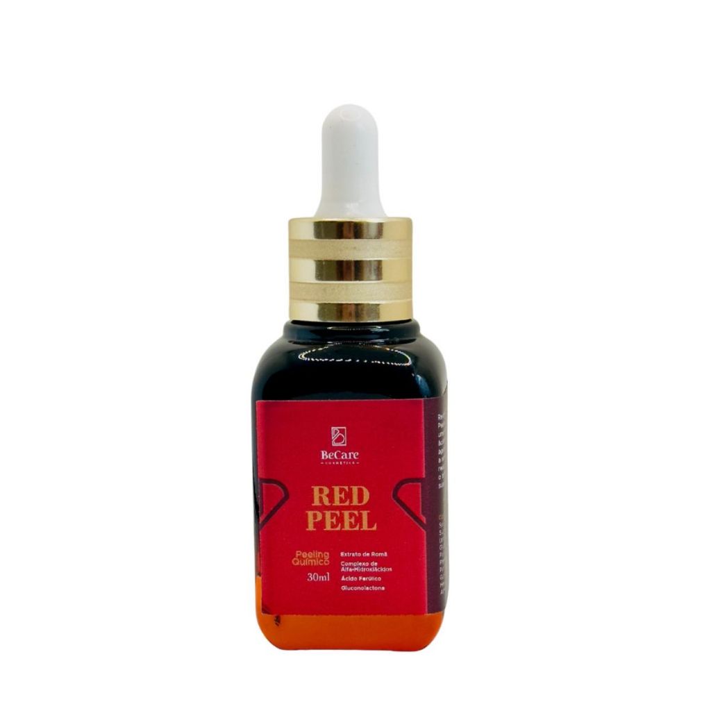 Peeling Químico Facial Red Peel Be Care 30mL Tratamento Dermatológico Pele Nova Limpa
