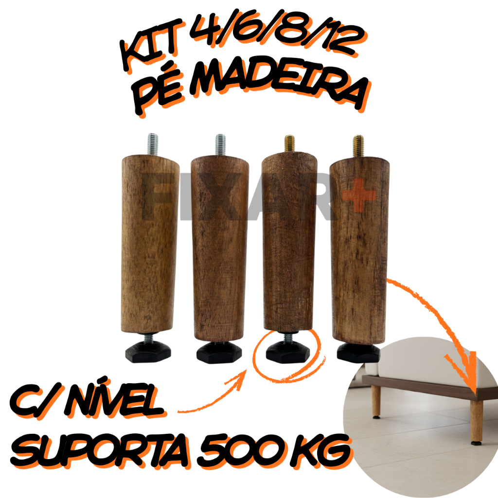 Pés para Sofá Madeira: Onde Comprar | BuscaProdutos
