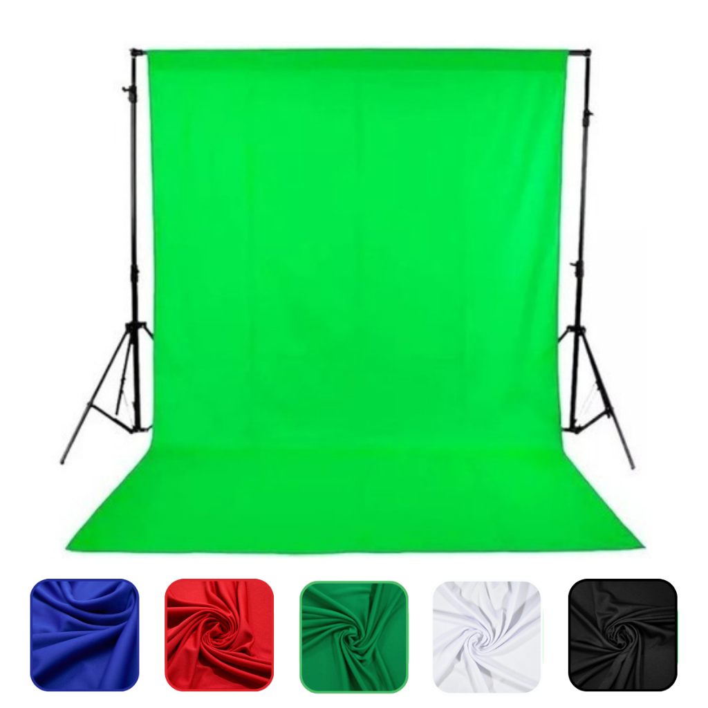 Tecido Chroma Key Verde 1,90m de Largura Fundo Infinito para Estúdio Foto e Vídeo Fundo Fotografico