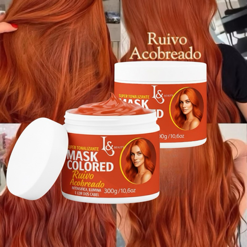 Tonalizante Capilar Ruivo Sem Amônia 300g - L&BEAUTY