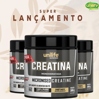 Creatina Pura Monohidratada 300g - Unilife em Oferta na Shopee
