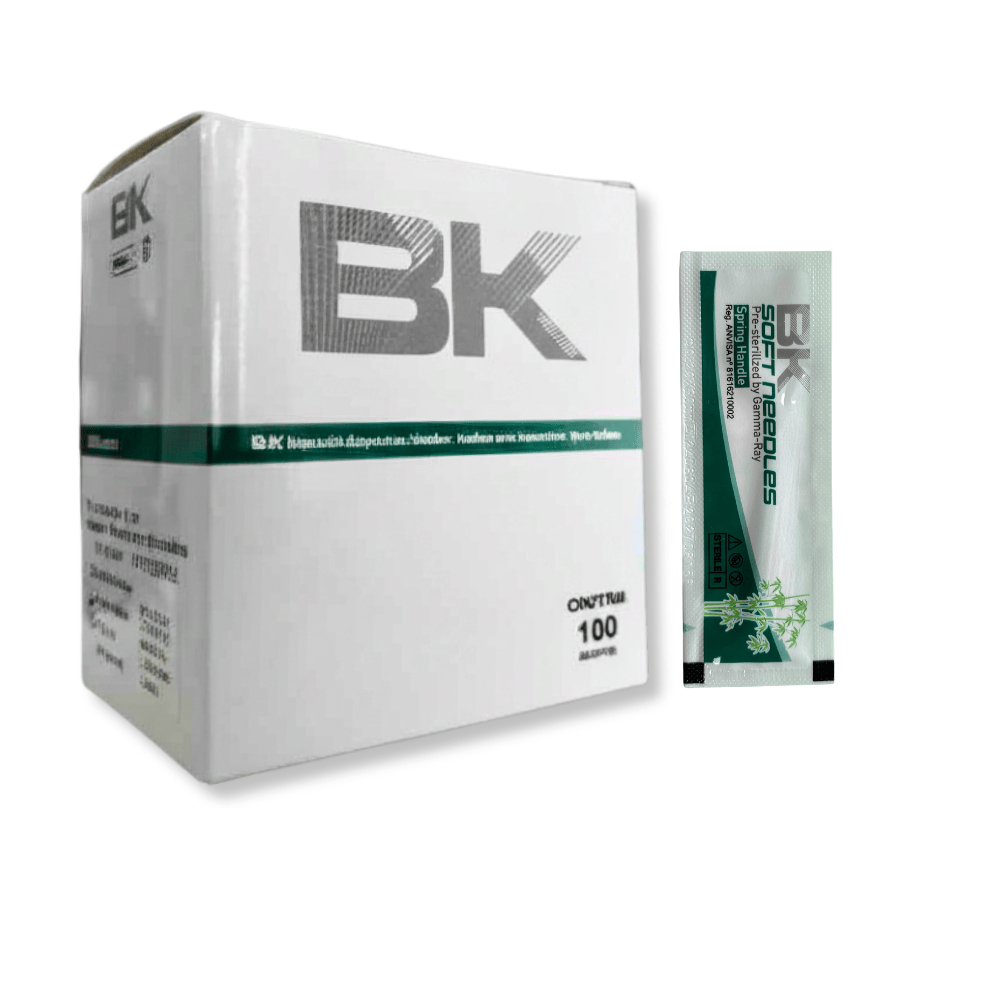 Agulha Para Acupuntura BK PLUS Varias Quantidades 100/ 200/ 300 e 400 Unidades