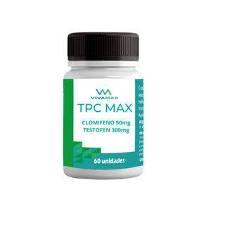 Eleva Testo TPC Max Clomifeno 50mg + Testofen 300mg terapia pós ciclo rápida absorção 60 unidades em Oferta na Shopee