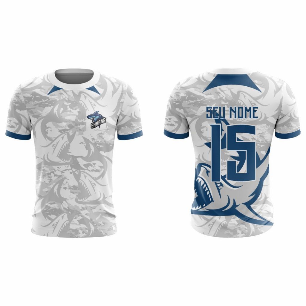 camisa interclasse tubarão personalizada 254