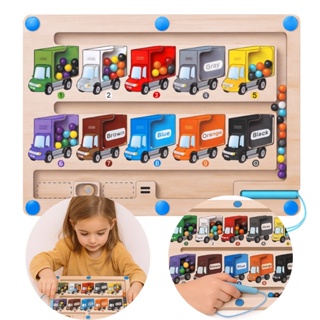 Brinquedo Educativo Labirinto Montessori Jogo Cores Infantil em Oferta na Shopee