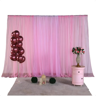 Cortina Voil Decoração P/ Festa Aniversário Casamento 3MX2M em Oferta na Shopee