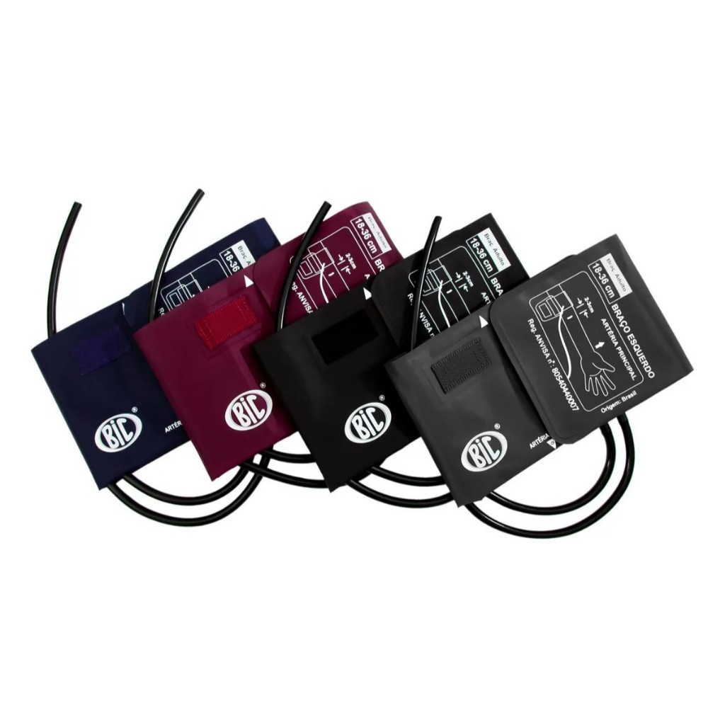 Ap. Pressão Adulto Argola Nylon Fecho de Contato Preto – BIC DIAGNÓSTICO em Oferta na Shopee