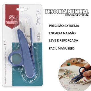 Tesoura Mundial Pic Corte Preciso Tisoura Costura, Bordado, Artesanato Tesoura de Arremate em Oferta na Shopee