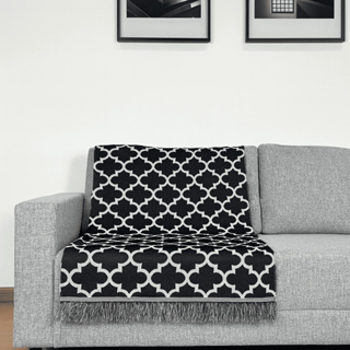 Manta Jaqguard Estampada 100% Algodão de Sofa 2,20m x 1,40m Grande Capa protetor de Sofa em Oferta na Shopee