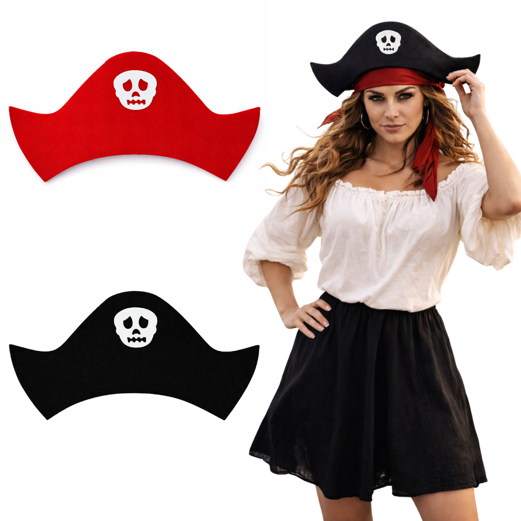 Chapéu Pirata em EVA para Festa Carnaval Folia