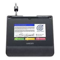 Wacom-Tablet Assinatura LCD, Pad Display Colorido, STU-540, STU540, 5"